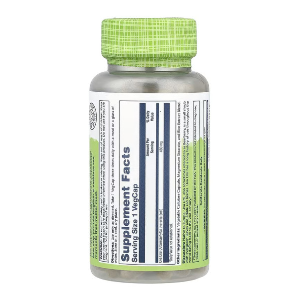 Uva Ursi 460mg - 100 vcaps  Uva Ursi 460mg - 100 vcaps