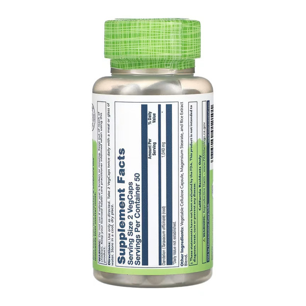 Dandelion Root 520mg - 100 vcaps  Dandelion Root 520mg - 100 vcaps