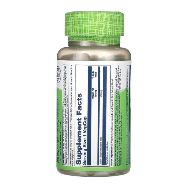 Licorice 450mg - 100 vcaps  Licorice 450mg - 100 vcaps