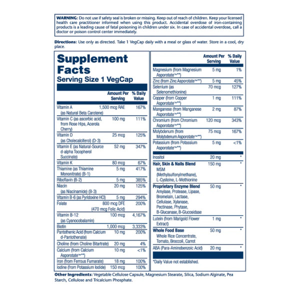 Once Daily Woman Multi-Vitamin - 90 vcaps  Once Daily Woman Multi-Vitamin - 90 vcaps