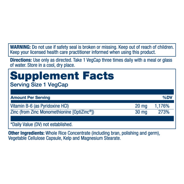 Opti Zinc 30mg - 60 vcaps  Opti Zinc 30mg - 60 vcaps
