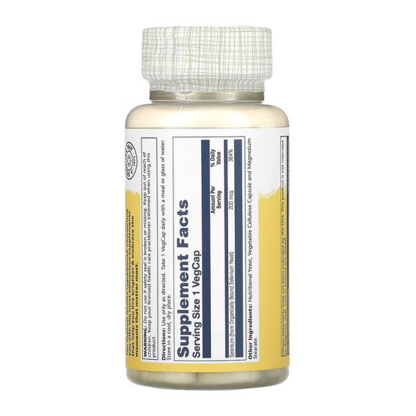 Selenium 200mcg - 100 caps  Selenium 200mcg - 100 caps