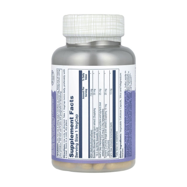 MSM 750mg - 90 cap  MSM 750mg - 90 cap