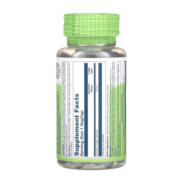 Black Walnut 500mg - 100 caps  Black Walnut 500mg - 100 caps