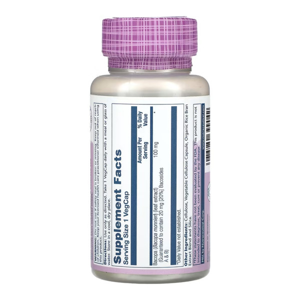 Bacopa 100mg - 60 vcaps  Bacopa 100mg - 60 vcaps