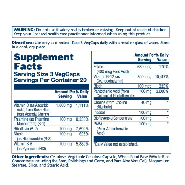 Mega Vitamin B-Stress - 60 vcaps  Mega Vitamin B-Stress - 60 vcaps