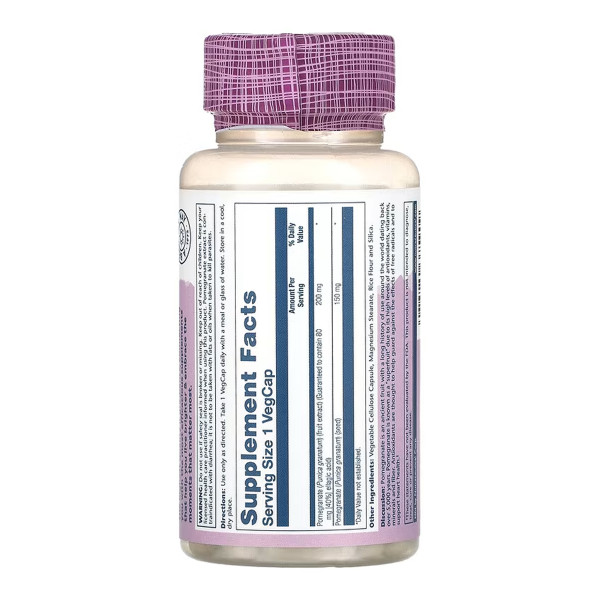 Pomegranate 200mg - 60 vcaps  Pomegranate 200mg - 60 vcaps