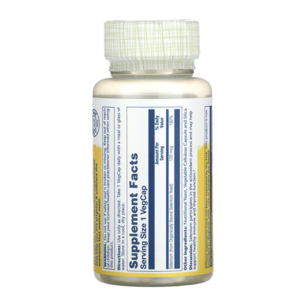 Selenium 100mcg - 100 caps  Selenium 100mcg - 100 caps