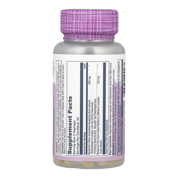 Bergamot Advanced Formula 500mg - 60 vcaps  Bergamot Advanced Formula 500mg - 60 vcaps