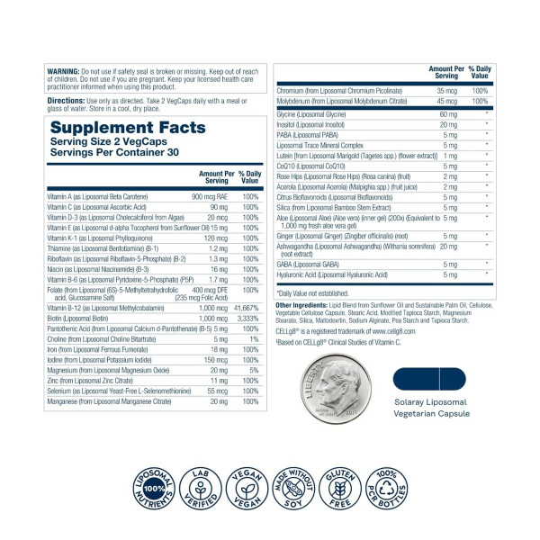Liposomal Multivitamin Womens - 60 vcaps  Liposomal Multivitamin Womens - 60 vcaps