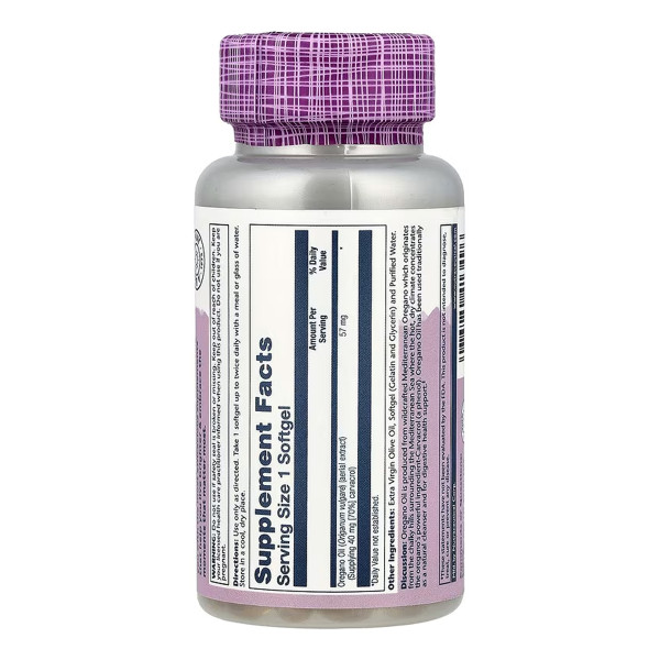 Oregano Oil 70% Carvacrol - 60 softgels  Oregano Oil 70% Carvacrol - 60 softgels