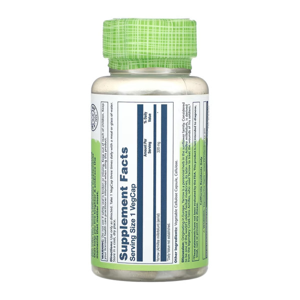 Yarrow Aerial 320mg - 100 vcaps  Yarrow Aerial 320mg - 100 vcaps