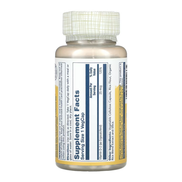 Vitamin D-2 25 mcg - 60 vcaps  Vitamin D-2 25 mcg - 60 vcaps