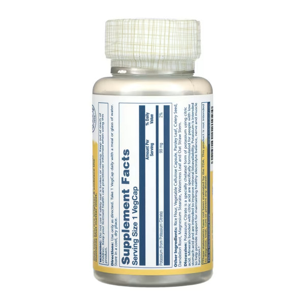 Potassium 99mg - 60 vcaps  Potassium 99mg - 60 vcaps