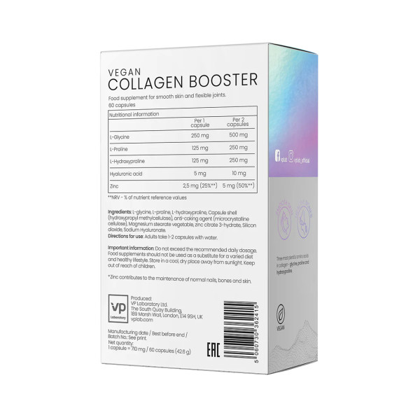 Vegan Collagen Booster - 60 caps  Vegan Collagen Booster - 60 caps