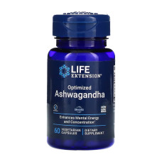 Ашваганда Life Extension Optimized Ashwagandha, 60 капсул