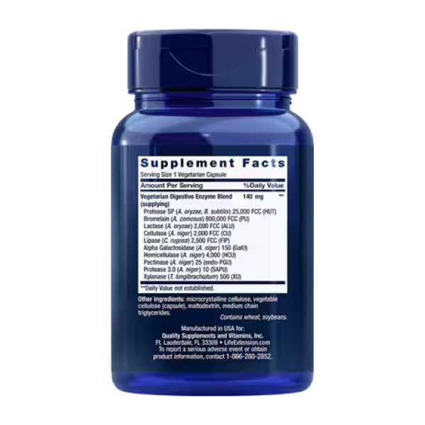 Покращені супертравні ферменти - 60 рослинних капсул Enhanced Super Digestive Enzymes - 60 veg caps