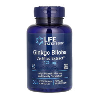 Ginkgo Biloba Certified Extract™ 120mg - 365 vcaps