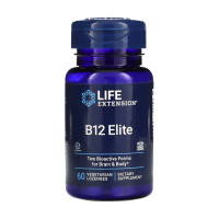 Вітамін Life Extension B12 Elite, 60 пастилок
