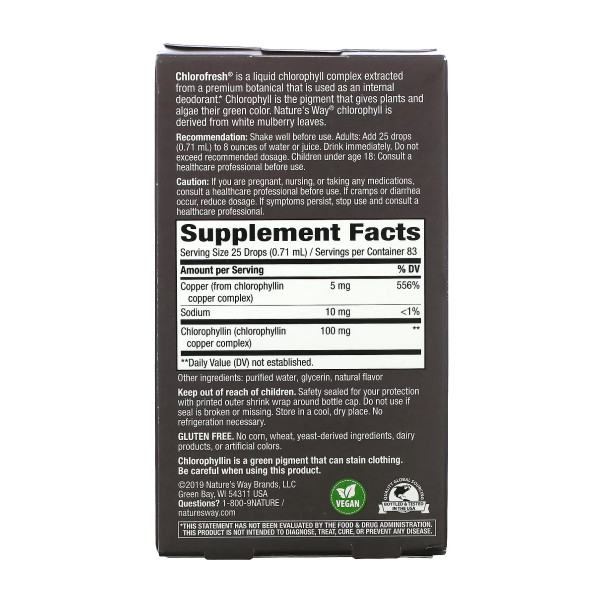 Chlorofresh® Mint 40X Liquid - 59 ml (Пошкоджена упаковка)