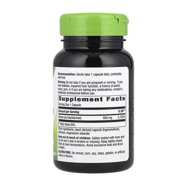  Ніацинамід 500 мг - 100 капсул   Niacinamide 500 mg - 100 caps