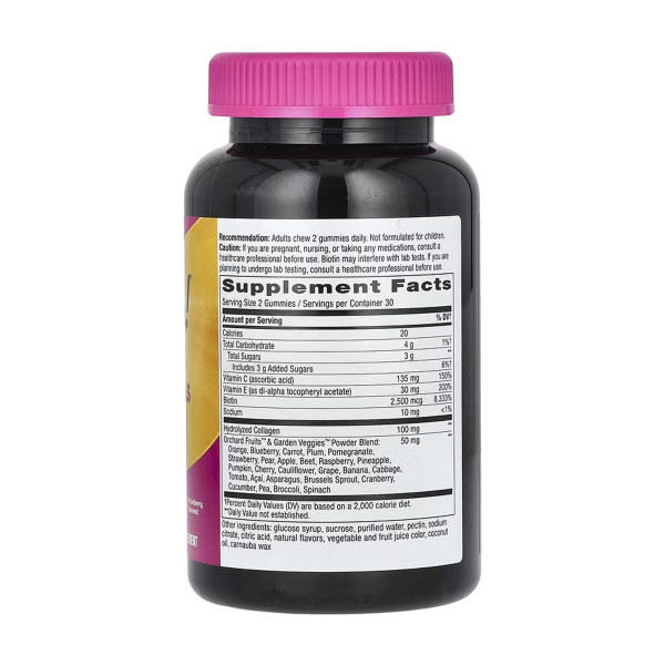  Жувальні цукерки для волосся, шкіри та нігтів - 60 цукерок   Hair, Skin & Nail Gummy - 60 gummies