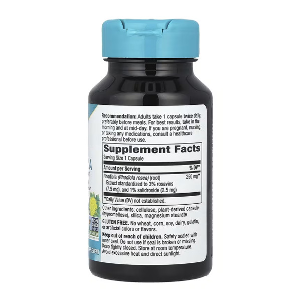  Родіола рожева - 60 капсул   Rhodiola Rosea - 60 vcaps
