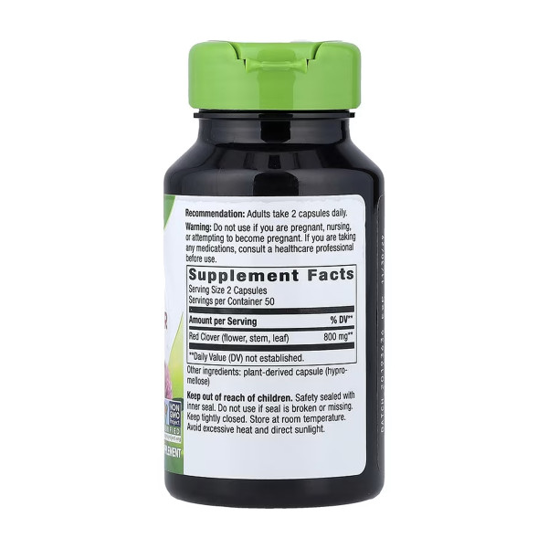  Квітки/трава червоної конюшини - 100 капсул  Red Clover Blossoms/Herb - 100 vcaps