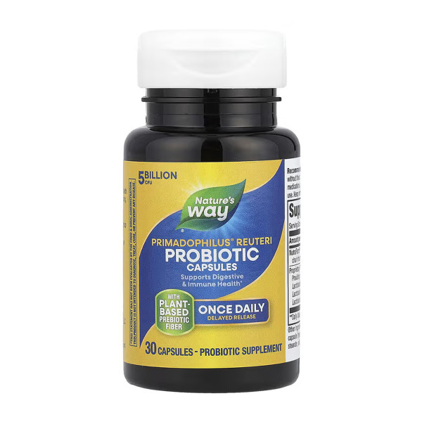  Пробіотик Primadophilus® Reuteri - 30 капсул  Primadophilus® Reuteri Probiotic - 30 vcaps