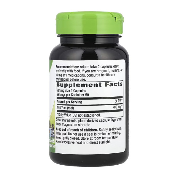  Дикий ямс - 100 капсул   Wild Yam - 100 vcaps