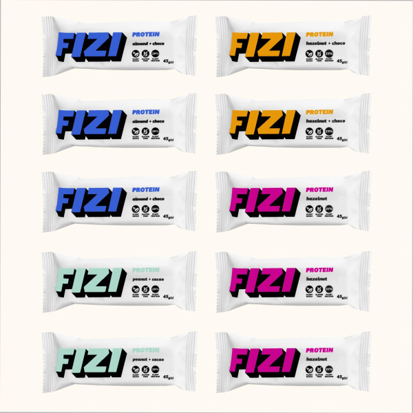 Протеїновий бокс FIZI - 10x45 г FIZI Protein Box - 10x45g