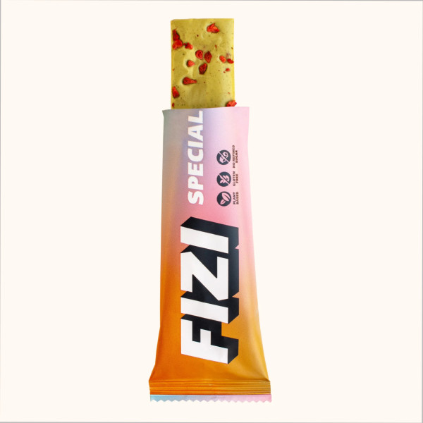 Протеїновий батончик FIZI Special Box - 10x45 г Малиновий матча FIZI Protein Bar Special Box - 10x45g Raspberry Matcha