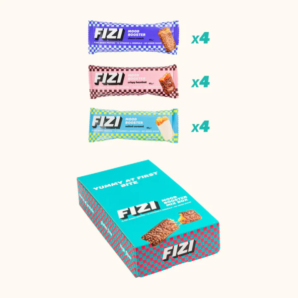 Підсилювач настрою Fizi - мікс-бокс 12x40 г Fizi Mood Booster - 12x40g Mix Box