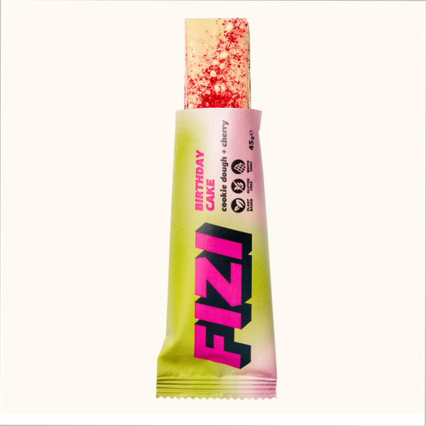 Протеїновий батончик FIZI - 10x45 г тісто для печива + вишня FIZI Protein Bar Box - 10x45g Cookie Dough + Chery