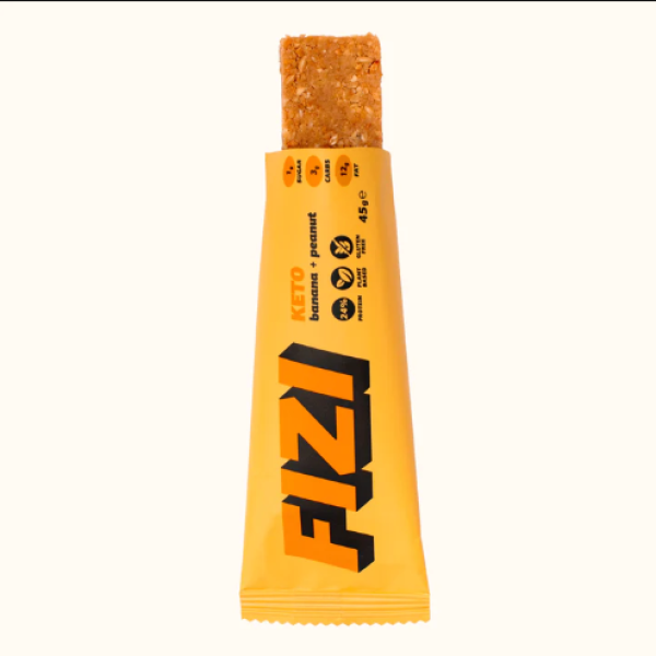 Протеїновий батончик KETO - 10x45 г банан + арахіс KETO Protein Bar - 10x45g Banana + Peanut