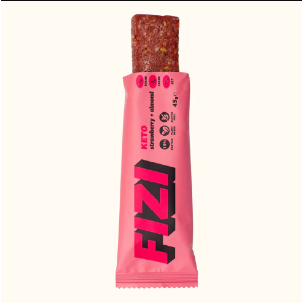 Протеїновий батончик KETO - 10x45 г Полуниця + Мигдаль KETO Protein Bar - 10x45g Strawberry + Almond
