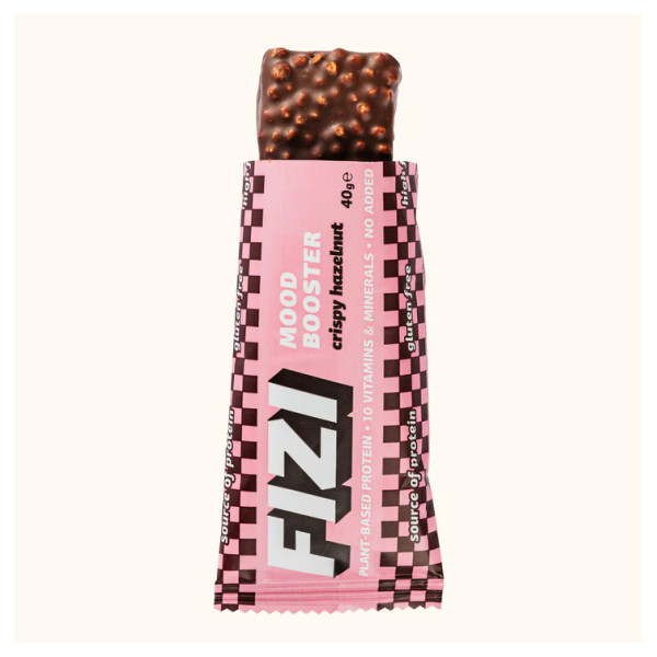 Підсилювач настрою Fizi - 12x40 г хрусткий фундук Fizi Mood Booster - 12x40g Crispy Hazelnut