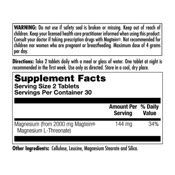 Подумайте про магній 2000 мг - 60 таблеток Think Magnesium 2000mg - 60 tabs