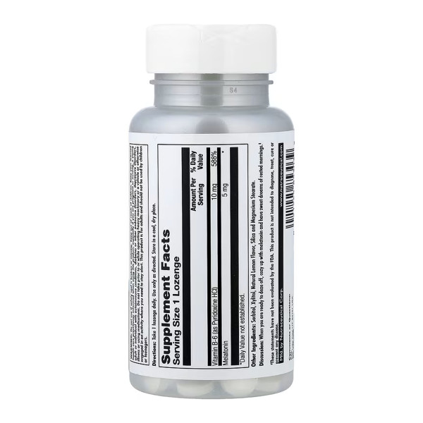 Мелатонін 5 мг - 30 льодяників Melatonin 5mg - 30 lozenges