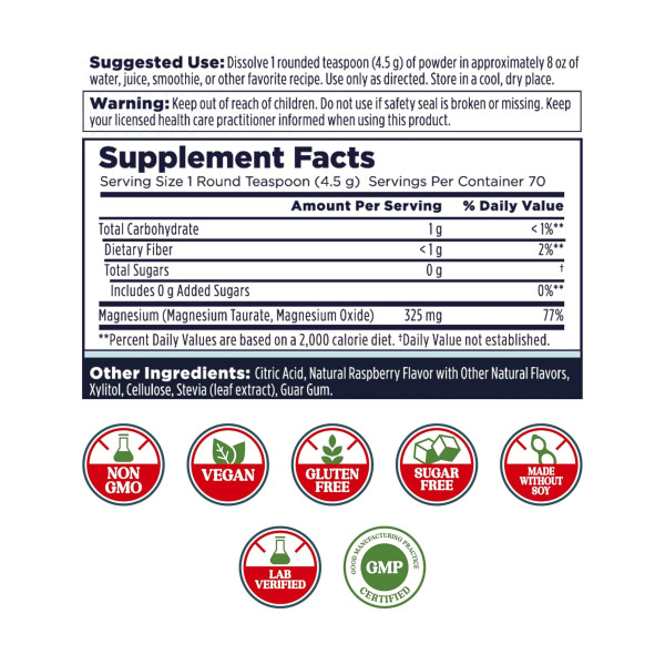 Порошок магнію для серця - 315 г Heart Magnesium Powder - 315g