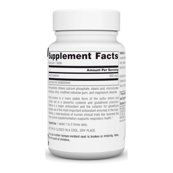 N-Acetyl Cysteine 1000mg - 60 tabs  N-Acetyl Cysteine 1000mg - 60 tabs
