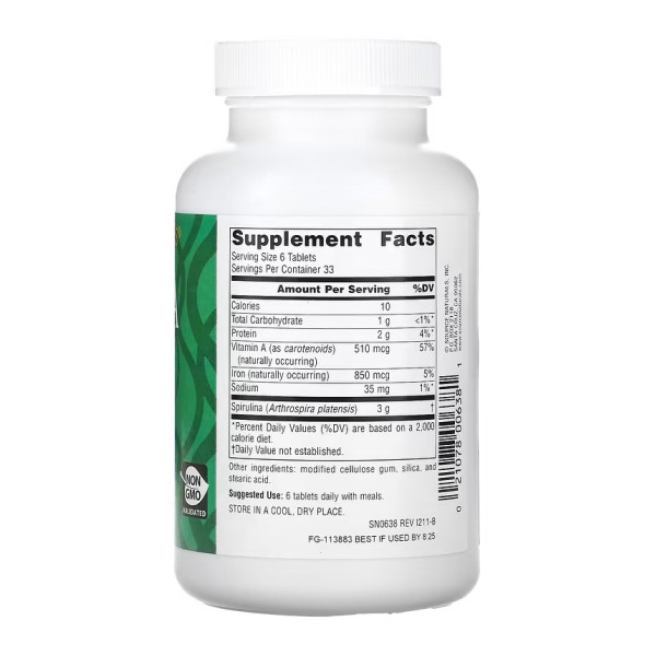 Spirulina 500mg - 100 tabs  Spirulina 500mg - 100 tabs