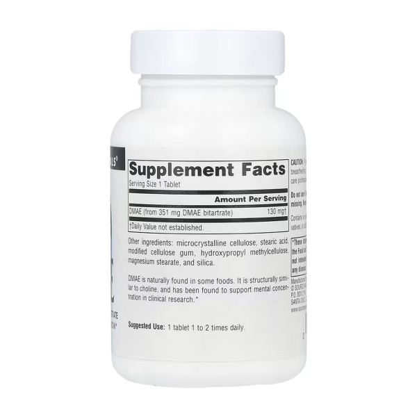 DMAE 351 mg - 100 tabs  DMAE 351 mg - 100 tabs