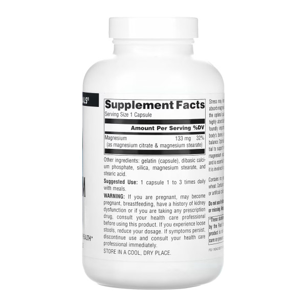 Magnesium Citrate 133mg - 180 caps  Magnesium Citrate 133mg - 180 caps
