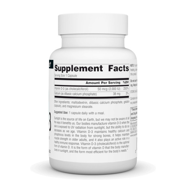 Vitamin D-3 2000 IU - 100 caps  Vitamin D-3 2000 IU - 100 caps