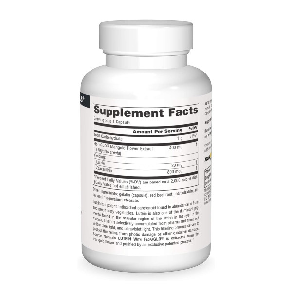 Lutein 20 mg - 60 caps  Lutein 20 mg - 60 caps