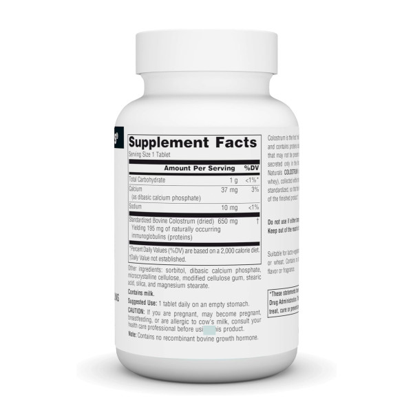 Colostrum 650 mg - 30 tabs  Colostrum 650 mg - 30 tabs
