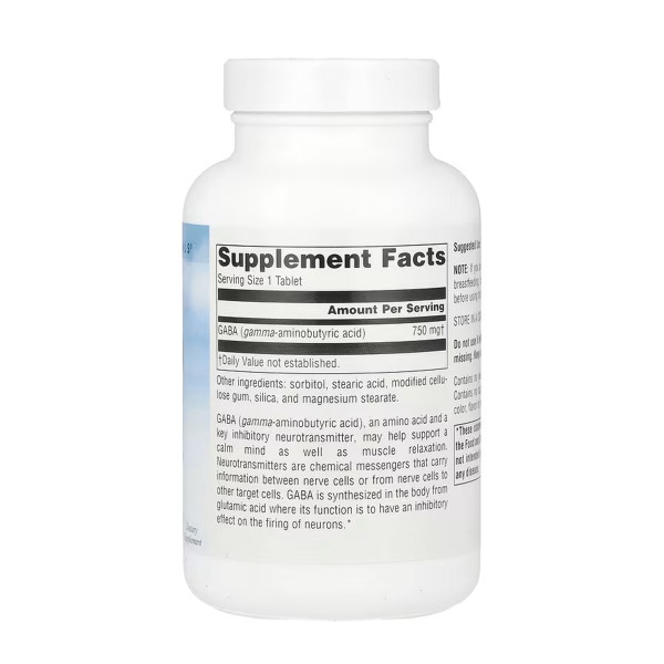 Serene Science® GABA 750 mg - 90 tabs  Serene Science® GABA 750 mg - 90 tabs