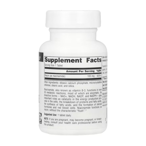Niacinamide B-3 100 mg - 100 tabs  Niacinamide B-3 100 mg - 100 tabs