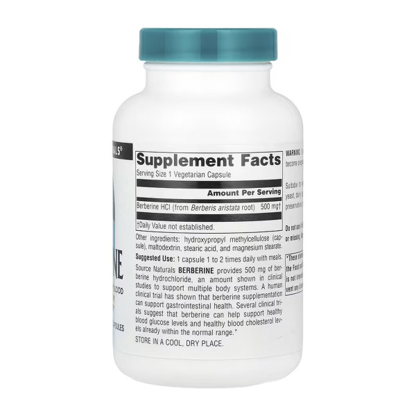 Berberine 500 mg - 120 vcaps  Berberine 500 mg - 120 vcaps
